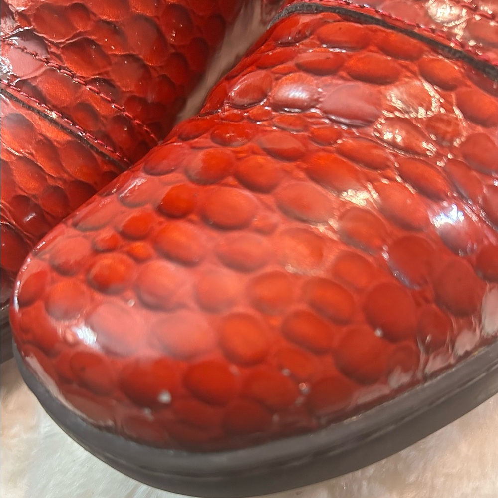 Naturalizer Clarissa Red Patent Leather Croc Slip on Loafer women’s size 10.5M - Picture 13 of 13